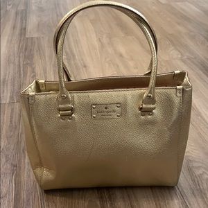 Gold Kate Spade Purse